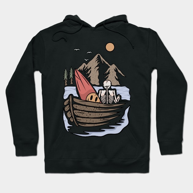 Ship and sailor Hoodie by gggraphicdesignnn